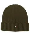 Tommy Hilfiger Men's Core Flag Rib Cuff Hat In Green