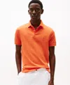 Tommy Hilfiger Short-sleeved Polo Shirt In Brilliant Orange