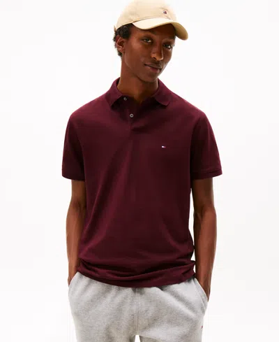 Tommy Hilfiger Men's Cotton Classic Fit 1985 Polo In Burgundy