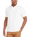 Tommy Hilfiger 1985 Icon Logo Slim Fit Pique Polo Shirt In White In Optic White