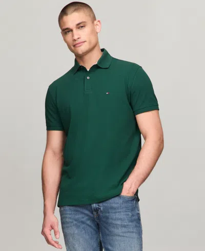 Tommy Hilfiger Men's Cotton Classic Fit 1985 Polo In Ornamental Green