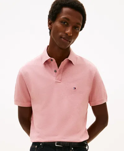 Tommy Hilfiger Men's Cotton Classic Fit 1985 Polo In Pink