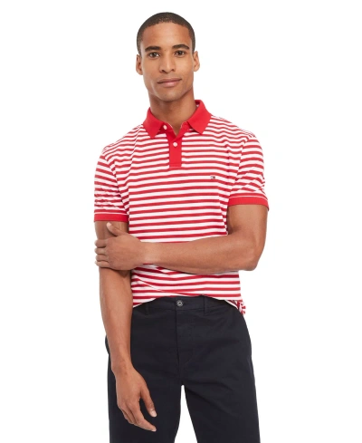 Tommy Hilfiger Men's Cotton Classic Fit 1985 Polo In Primary Red,white