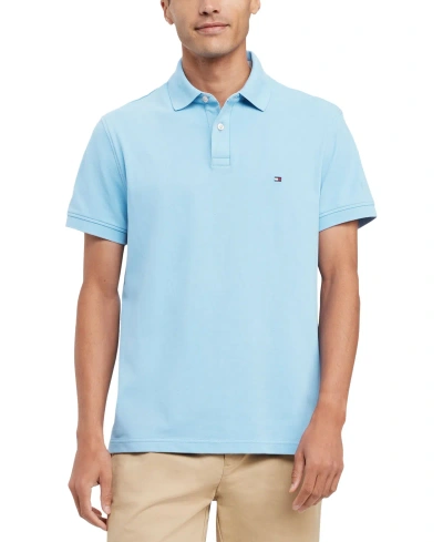 Tommy Hilfiger Men's Cotton Classic Fit 1985 Polo In Sleepy Blue