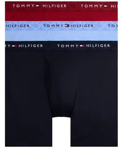 Tommy Hilfiger Men's Cotton Classics Boxer Briefs, 3-pack In Multi