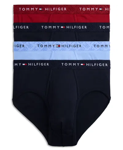 Tommy Hilfiger Men's Cotton Classics Briefs, 4-pack In Multi