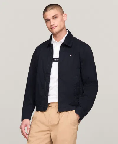 Tommy Hilfiger Men's Ivy Water-resistant Full-zip Jacket In Desert Sky