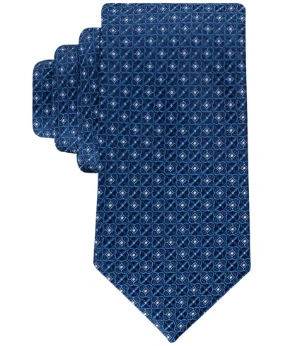 Tommy Hilfiger Men's Covina Medallion Tie In Navy