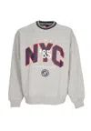 Tommy Hilfiger Men's Crew Lt Grey Heather Game Day Nyc Crew Lt In Lt Grey Heather