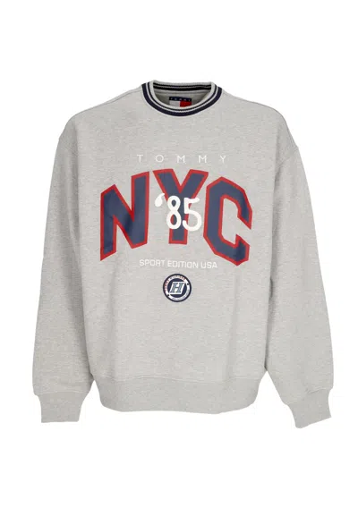 Tommy Hilfiger Men's Crew Lt Grey Heather Game Day Nyc Crew Lt