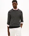 Tommy Hilfiger Men's Crewneck Seasonal Sweater In Black