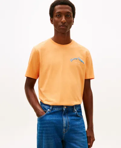 Tommy Hilfiger Men's Crewneck Short Sleeve T-shirt In Neutral