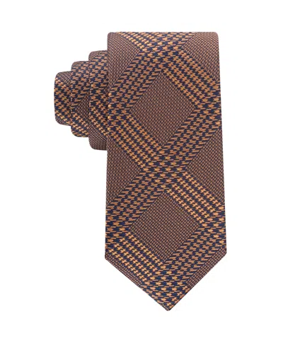 Tommy Hilfiger Men's Cutter Plaid Tie In Brown