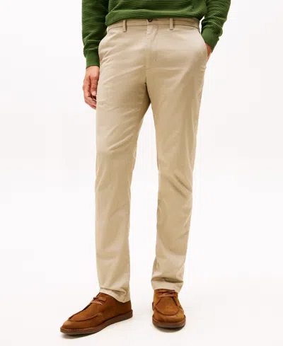 Tommy Hilfiger Men's Denton Printed Structure Slim Fit Pants In Neutral