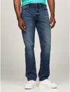 Tommy Hilfiger Denton Straight Fit Dark Blue Wash Jean In Blue