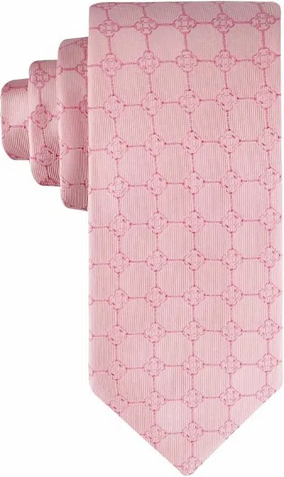 Tommy Hilfiger Men's Derby Grid Tie In Pink