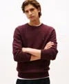 Tommy Hilfiger Donegal Wool In Burgundy