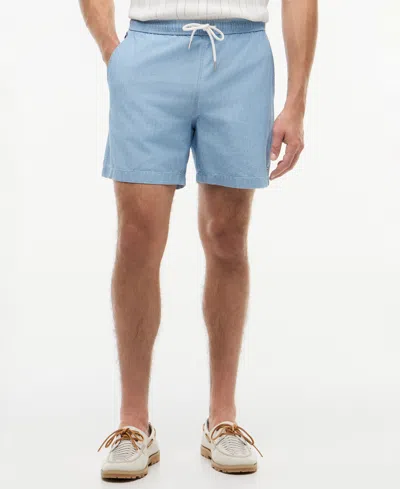 Tommy Hilfiger Men's Dover Chambray Pull-on Shorts In Blue