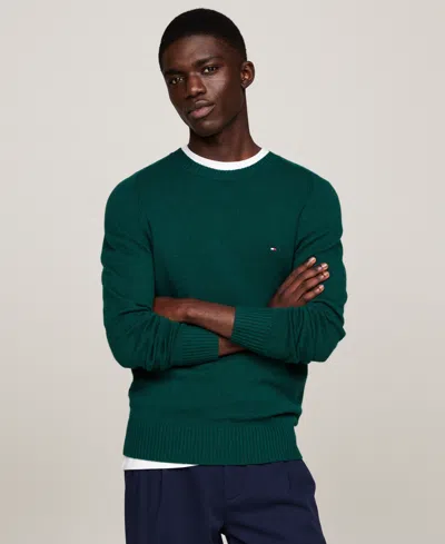 TOMMY HILFIGER MEN'S DRESS CASUAL CREWNECK WOOL SWEATER