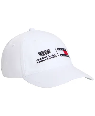 Tommy Hilfiger Men's Dual-logo Baseball Cap In White