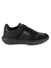 Tommy Hilfiger Men's Edman Low Top Platform Sneakers In Black