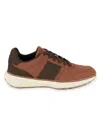 Tommy Hilfiger Men's Edman Low Top Platform Sneakers In Medium Brown