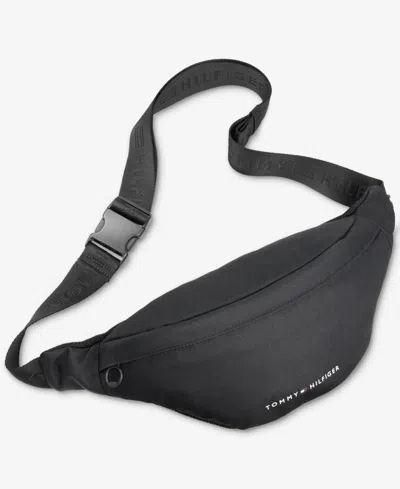 Tommy Hilfiger Men's Element Logo Fanny Pack In Black