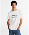 Tommy Hilfiger Embroidered Hilfiger Flags T In Ivory Petal