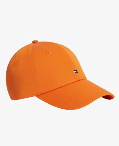 Tommy Hilfiger Men's Embroidered Logo Cap In Red