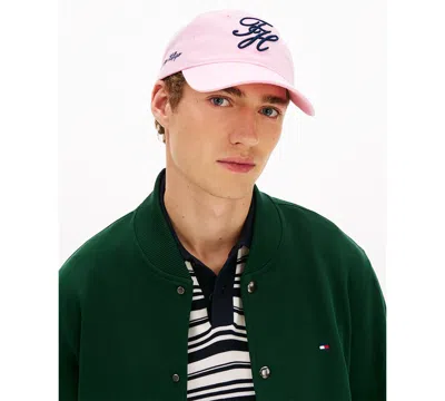 Tommy Hilfiger Men's Embroidered Logo Cap In Red