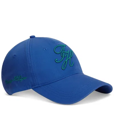 Tommy Hilfiger Men's Embroidered Logo Cap In Blue