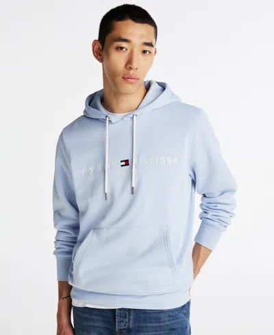 Tommy Hilfiger Hoodie En Coton In Breezy Blue