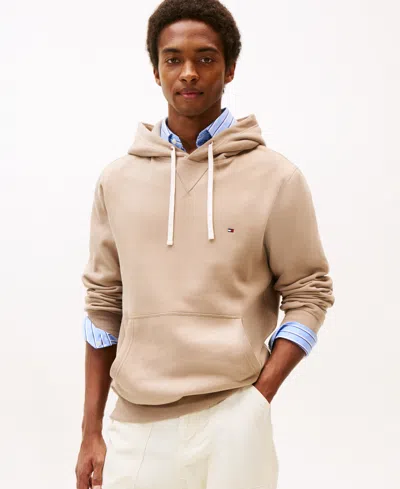 Tommy Hilfiger Men's Essential Fleece Hoodie In Neutral