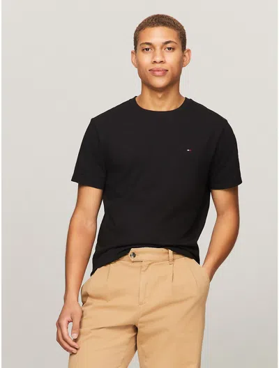 Tommy Hilfiger Men's Essential Solid T-shirt In Black