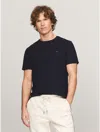 Tommy Hilfiger T-shirt With Round Neck And Short Sleeves In Blue