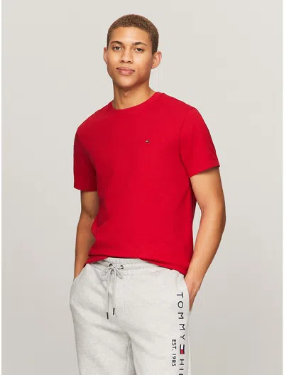 Tommy Hilfiger Men's Essential Solid T-shirt In Red