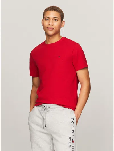 Tommy Hilfiger Essential Solid T In Primary Red
