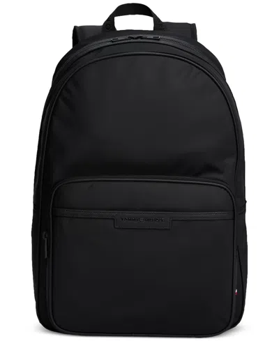 Tommy Hilfiger Men's Extra-large Logo Backpack In Black