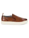 Tommy Hilfiger Men's Kozal Round Toe Slip On Sneakers In Medium Brown