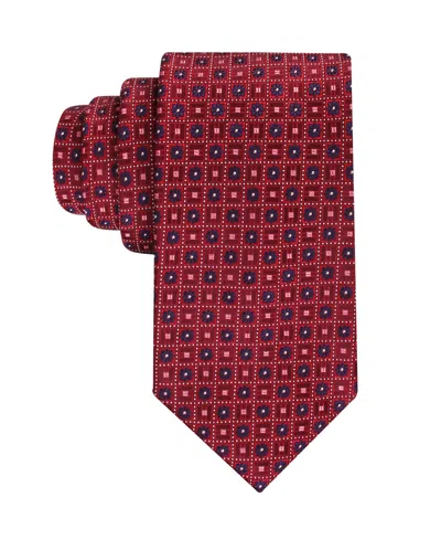 Tommy Hilfiger Men's Fiona Floral Classic Tie In Burgundy