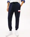 Tommy Hilfiger Signature Stripe Sweatpant In Blue