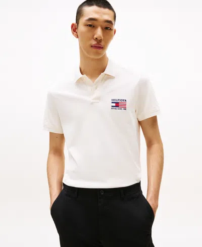 TOMMY HILFIGER MEN'S FLAG REGULAR FIT POLO SHIRT