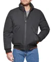 Tommy Hilfiger Men's Flex Performance Zip-front Bomber Jacket In Black