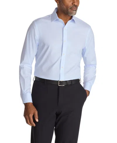 Tommy Hilfiger Men's Flex Regular Fit Dress Shirt In Blue