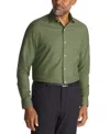 Tommy Hilfiger Men's Flex Regular Fit Dress Shirt In Green