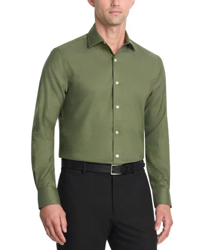 Tommy Hilfiger Men's Flex Slim Fit Dress Shirt In Green
