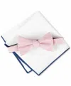 Tommy Hilfiger Men's Floral Bow Tie In Pink In White