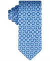 Tommy Hilfiger Men's Floral Medallion Tie In Bright Blue In Blue
