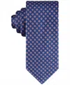 Tommy Hilfiger Men's Floral Medallion Tie In Navy/pink In Blue