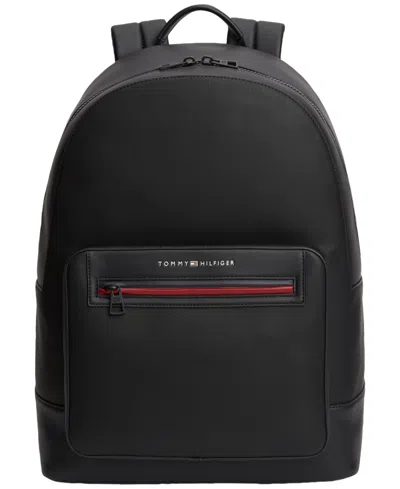 Tommy Hilfiger Men's Foundation Backpack In Black
